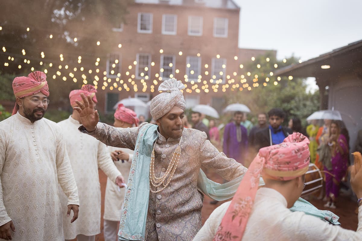 Ceremony highlight with wedding party