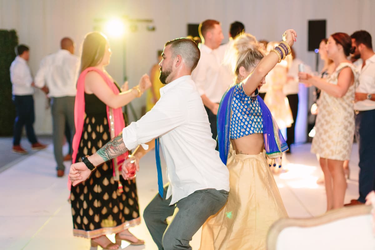 Wedding reception with premium lighting