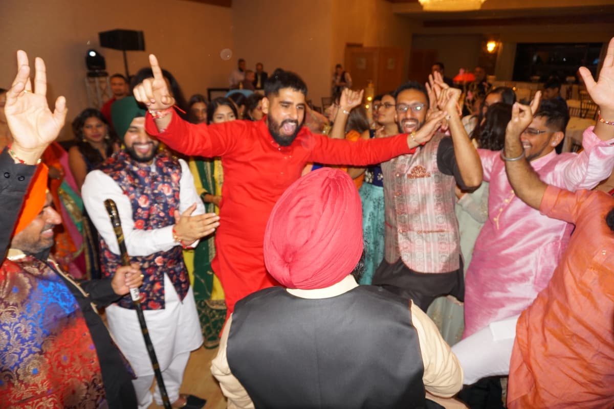 DJ performing at wedding reception